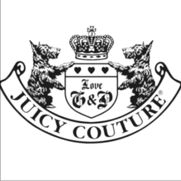 Juicy Couture Pink Velour Love Print Cosmetic Bag - Picture 9 of 9